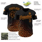 3D Custom Fade Bay Orange Muster Design Mode Leopard Schwarz Druck Authentische Jersey Baseball 3D Custom Fade Bay Orange Muster Design Mode Leopard Schwarz Druck Authentische Jersey Baseball