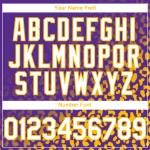 Authentisches Weiß-Gold Leopard Custom Muster 3D Print Jersey Baseball Lila Fashion Fade Design Authentisches Weiß-Gold Leopard Custom Muster 3D Print Jersey Baseball Lila Fashion Fade Design