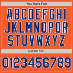 Oranges ärmelloses Authentic-Trikot Royal-White Baseball Custom Oranges ärmelloses Authentic-Trikot Royal-White Baseball Custom