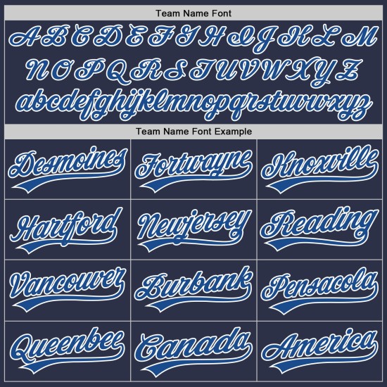 Baseball Custom Throwback Marineblau-Weiß-Grau Jersey Authentic Baseball Custom Throwback Marineblau-Weiß-Grau Jersey Authentic