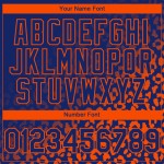 Authentisches benutzerdefiniertes königliches Muster Modedesign Print Baseball Fade Jersey Leopard Orange 3D Authentisches benutzerdefiniertes königliches Muster Modedesign Print Baseball Fade Jersey Leopard Orange 3D