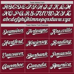 Jersey Crimson Authentic Sleeveless Custom Weiß-Schwarz Baseball Jersey Crimson Authentic Sleeveless Custom Weiß-Schwarz Baseball