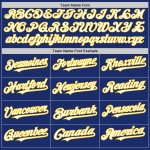 Jersey Baseball Weiß-Gelb Custom Royal Ärmellos Authentic Jersey Baseball Weiß-Gelb Custom Royal Ärmellos Authentic