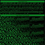 3D-Design Gras Schwarz Baseball Authentic Custom Leopard Fashion Grün Print Fade Pattern Jersey 3D-Design Gras Schwarz Baseball Authentic Custom Leopard Fashion Grün Print Fade Pattern Jersey
