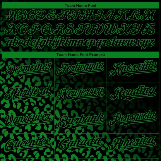 3D-Design Gras Schwarz Baseball Authentic Custom Leopard Fashion Grün Print Fade Pattern Jersey 3D-Design Gras Schwarz Baseball Authentic Custom Leopard Fashion Grün Print Fade Pattern Jersey