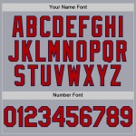 Jersey Custom Rot-Marineblau Baseball Ärmellos Grau Authentic Jersey Custom Rot-Marineblau Baseball Ärmellos Grau Authentic