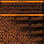3D Custom Fade Bay Orange Muster Design Mode Leopard Schwarz Druck Authentische Jersey Baseball 3D Custom Fade Bay Orange Muster Design Mode Leopard Schwarz Druck Authentische Jersey Baseball