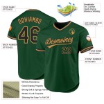 Grün Authentic Schwarz-Old Jersey Throwback Baseball Gold Custom Grün Authentic Schwarz-Old Jersey Throwback Baseball Gold Custom
