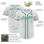 Authentisches Baseball-Trikot Kelly in Weiß und Grün Authentisches Baseball-Trikot Kelly in Weiß und Grün
