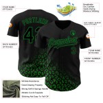 3D-Design Gras Schwarz Baseball Authentic Custom Leopard Fashion Grün Print Fade Pattern Jersey 3D-Design Gras Schwarz Baseball Authentic Custom Leopard Fashion Grün Print Fade Pattern Jersey