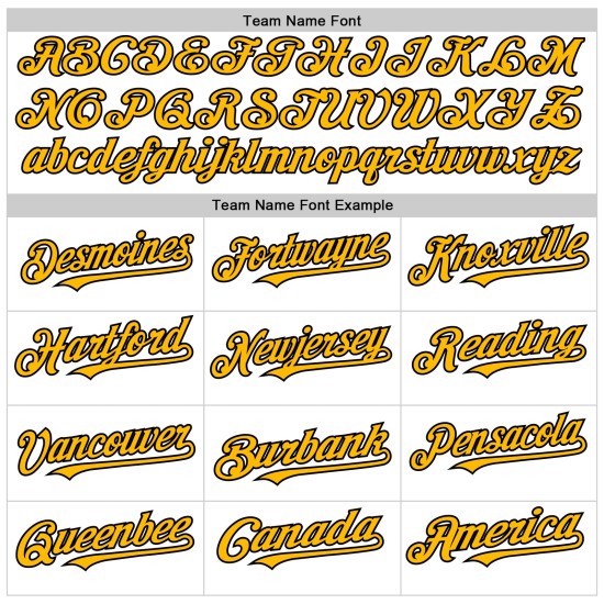 Line Weiß Jersey Authentic Schwarz-Gold Baseball Custom Line Weiß Jersey Authentic Schwarz-Gold Baseball Custom